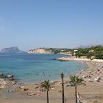 Work out activities at Moraira beaches