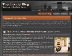 Top Luxury ist ein neuer Blog