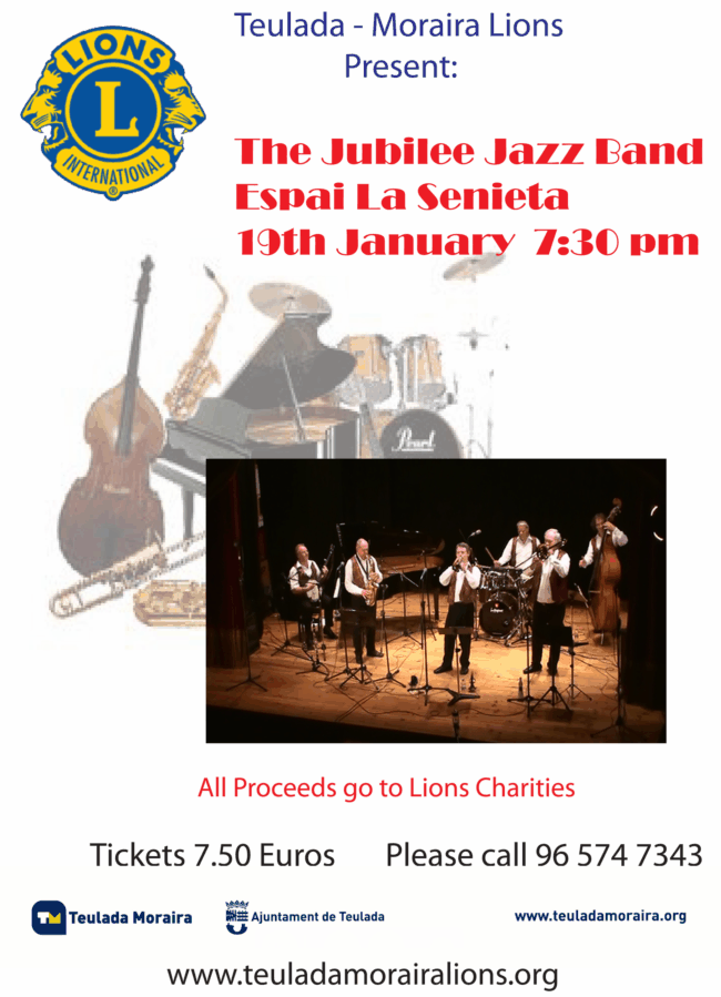 Concierto de Jubilee Jazz Band organizado por Lions Club