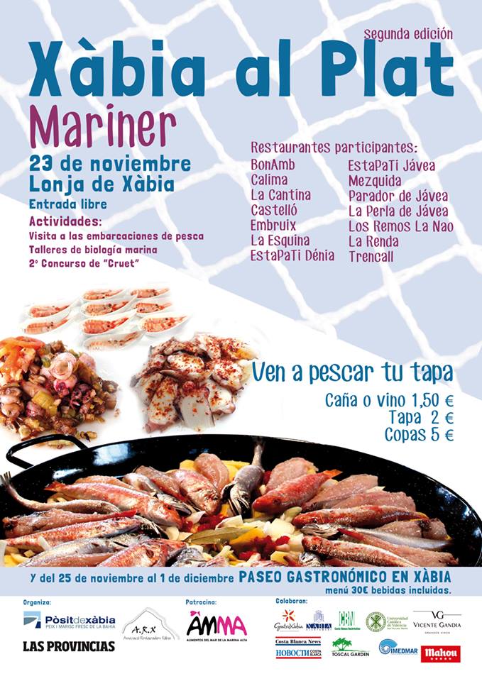 “Xàbia Al Plat Mariner” Gastronomic event in Jávea