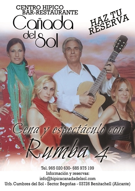 Flamenco el viernes 12 de septiembre en Cañada del Sol
