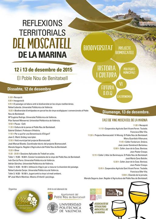 Conference on Territorial Reflections of Marina Alta Muscatel