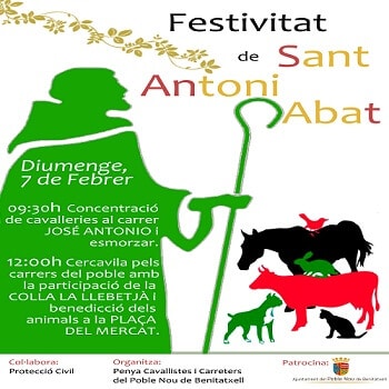 Fiestas de San Antonio Abad am 7. Februar