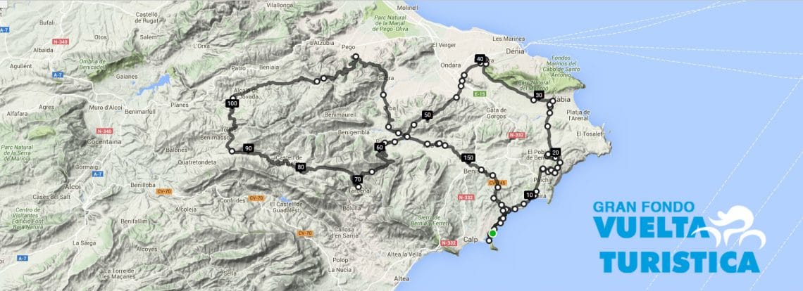 Participa en la prueba ciclista Gran Fondo Vuelta Turística 2016