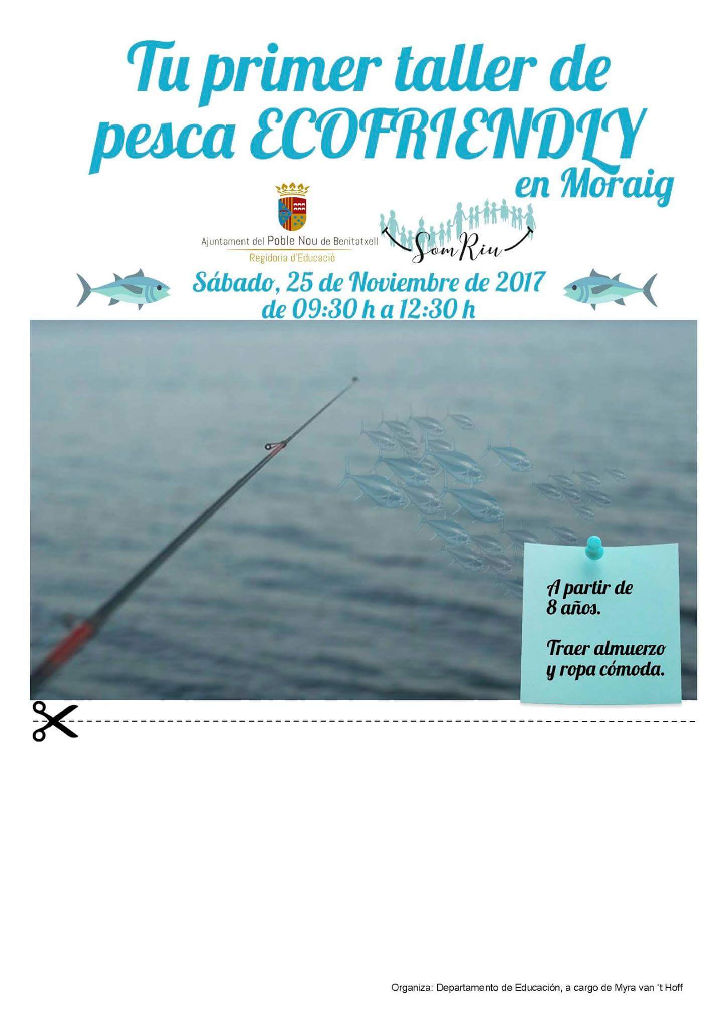 Taller Pesca Ecofriendly en la Cala Moraig.