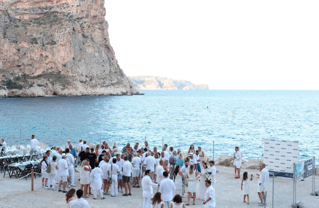 We vieren de meest magische nacht van het jaar in Cala del Moraig