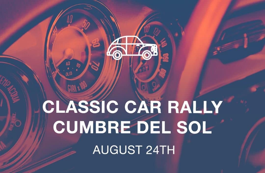 ¡Ven al 3º Rally de coches clásicos de Cumbre del Sol!